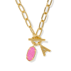 Ellie Letter Link & Chain Necklace