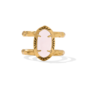 Elyse Etch Frame Band Ring