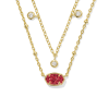 Emilie Crystal Multi Strand Necklace