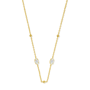 Emilie Two Stone Strand Necklace