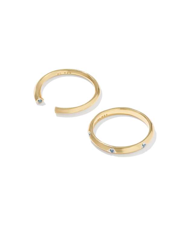 Alani 18k Gold Vermeil Ring Set - view 2
