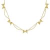 Bow Gold Strand Necklace