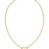 Bristol 18k Gold Vermeil Heart Pendant Necklace in White Topaz