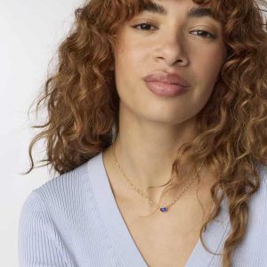Cailin Gold September Pendant Necklace - alternate view