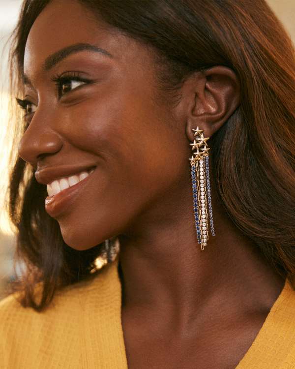 Cassidy Silver Statement Earrings - view 2