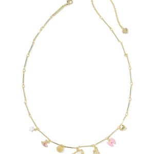 Cheer Gold Charm Necklace - alternate view