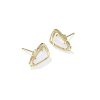 Cheer Gold Stud Earrings