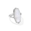 Dani 14k White Gold Cocktail Ring
