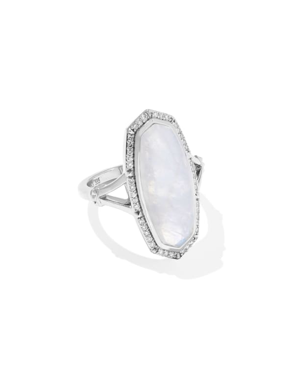 Dani 14k White Gold Cocktail Ring