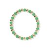 Daphne Enamel Gold Stretch Bracelet