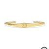 Chi Omega 18k Yellow Gold Vermeil Davie Cuff Bracelet
