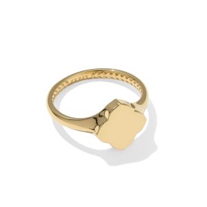 Dira 18k Gold Vermeil Metal Band Ring