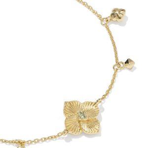 Dira Sunray 18k Gold Vermeil Delicate Chain Bracelet - view 2