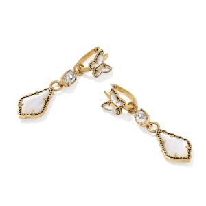 Dolly Parton x Kendra Scott Butterfly Vintage Gold Convertible Drop Earrings