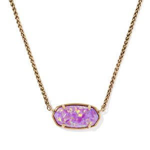 Dolly Parton x Kendra Scott Elisa Vintage Gold Short Pendant Necklace