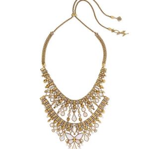 Dolly Parton x Kendra Scott Serayah Butterfly Vintage Gold Statement Necklace