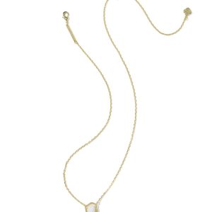 Drill Team Boot Gold Short Pendant Necklace - alternate view