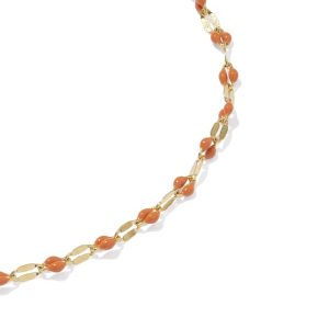 Enamel Mirror 18k Gold Vermeil Chain Bracelet - view 2