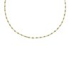 Enamel Mirror 18k Gold Vermeil Chain Necklace