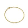 Ryan Rope Chain Bracelet in 18k Gold Vermeil
