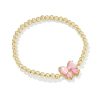 Haley Bow Gold Stretch Bracelet