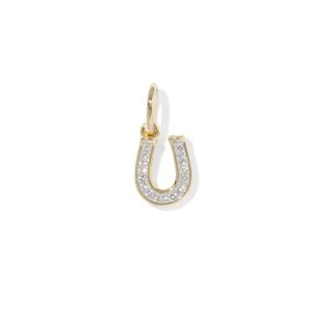 Horseshoe 18k Gold Vermeil Charm