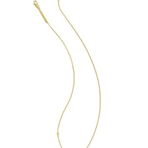 Inline Guitar Pendant Necklace in 18k Gold Vermeil - alternate view