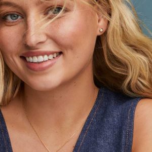 0.16 ct Lab Grown Diamond Davie Star Pendant Necklace in 18k Yellow Gold Vermeil - view 2