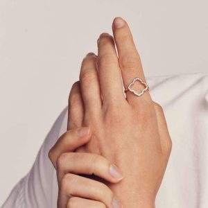 0.25 ct Lab Grown Diamond Dira 14k Yellow Gold Open Frame Band Ring - view 2
