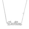 0.67 ct Lab Grown Diamond Dallas 14k White Gold Pendant Necklace