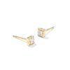 0.27 ct Lab Grown White Diamond Dira 14k Yellow Gold Studs