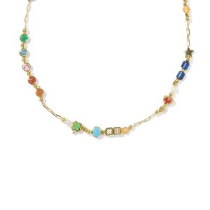 Lacey Gold Strand Necklace
