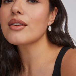0.78 ct Lee Earrings in Pave Diamond and 14k Yellow Gold - view 2