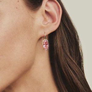Lee Luxe Gold Drop Earrings - view 2