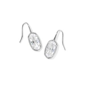 Lee Luxe Silver Drop Earrings