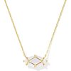 Lindy Rae Elisa Gold Short Pendant Necklace