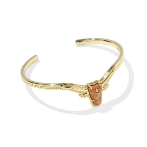 Longhorn Gold Cuff Bracelet