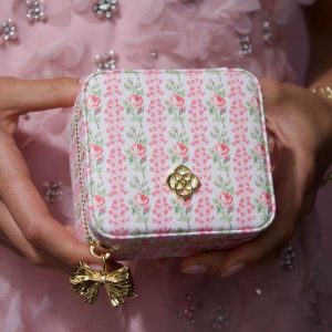 Kendra Scott x LoveShackFancy Small Zip Gold Jewelry Case - view 2