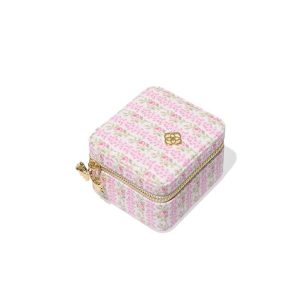 Kendra Scott x LoveShackFancy Small Zip Gold Jewelry Case