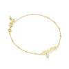 Mama Gold Crystal Delicate Chain Bracelet