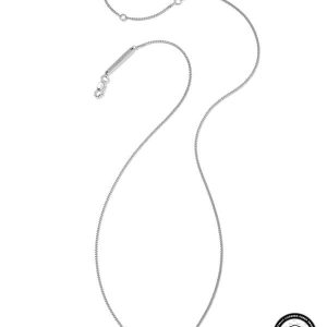 Delta Sigma Theta Pendant Necklace in Sterling Silver - view 2