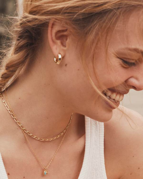 Merrick Chain Necklace in Gold - alternate view