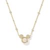 Disney | Kendra Scott Gold Mickey Mouse Short Pendant Necklace in Freshwater Cultured Pearl