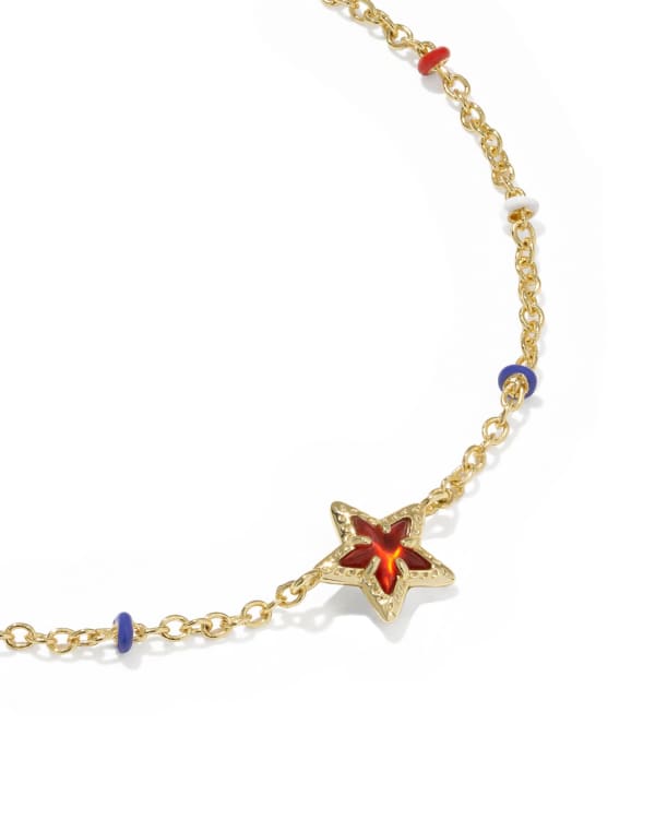 Mini Cassidy Gold Delicate Chain Bracelet - view 2