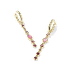 Mini Elisa Abbie Gold Convertible Huggie Earrings