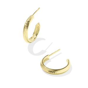 Miranda Convertible Mixed Metal Hoop Earrings - view 2