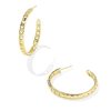 Miranda 18k Gold Vermeil Hoop Earrings