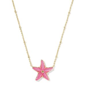 Parker Starfish Gold Short Pendant Necklace