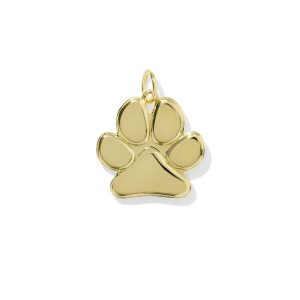 Paw Print 18k Gold Vermeil Charm