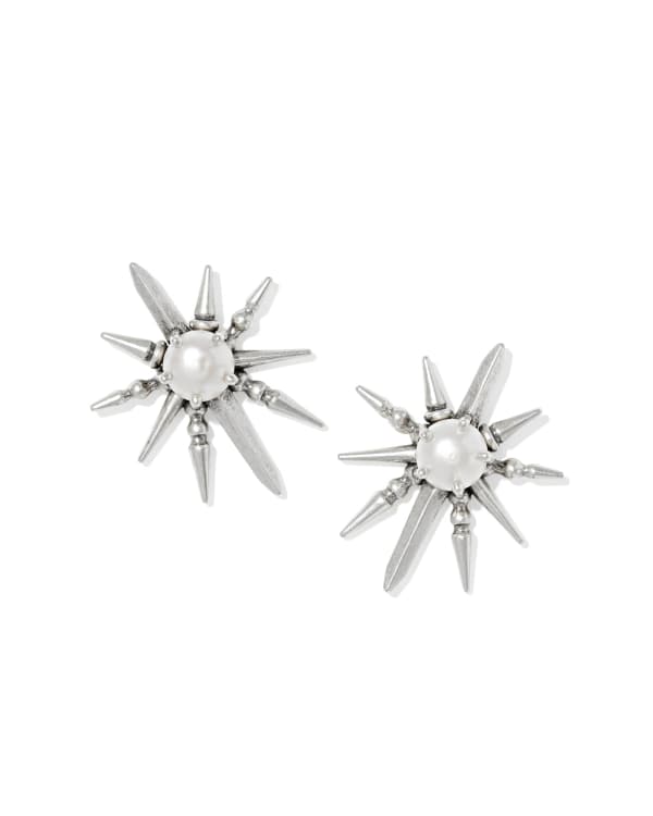 Rogan Vintage Silver Stud Earrings